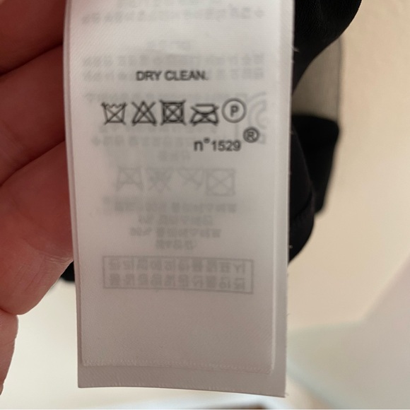 Ralph Lauren Black Tiered Mesh Faux Wrap Dress - Picture 13 of 15